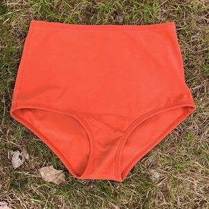 Shop ARQ high rise undies size L in cadmium